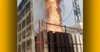গ্রিড উপকেন্দ্রের ট্রান্সফরমারে আগুন; ফায়ার সার্ভিসের আধা ঘণ্টার চেষ্টায় নিয়ন্ত্রণে